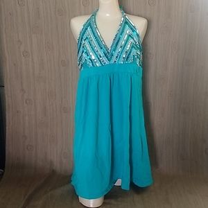 Victoria's Secret "BRA TOPS" Dress Turquoise